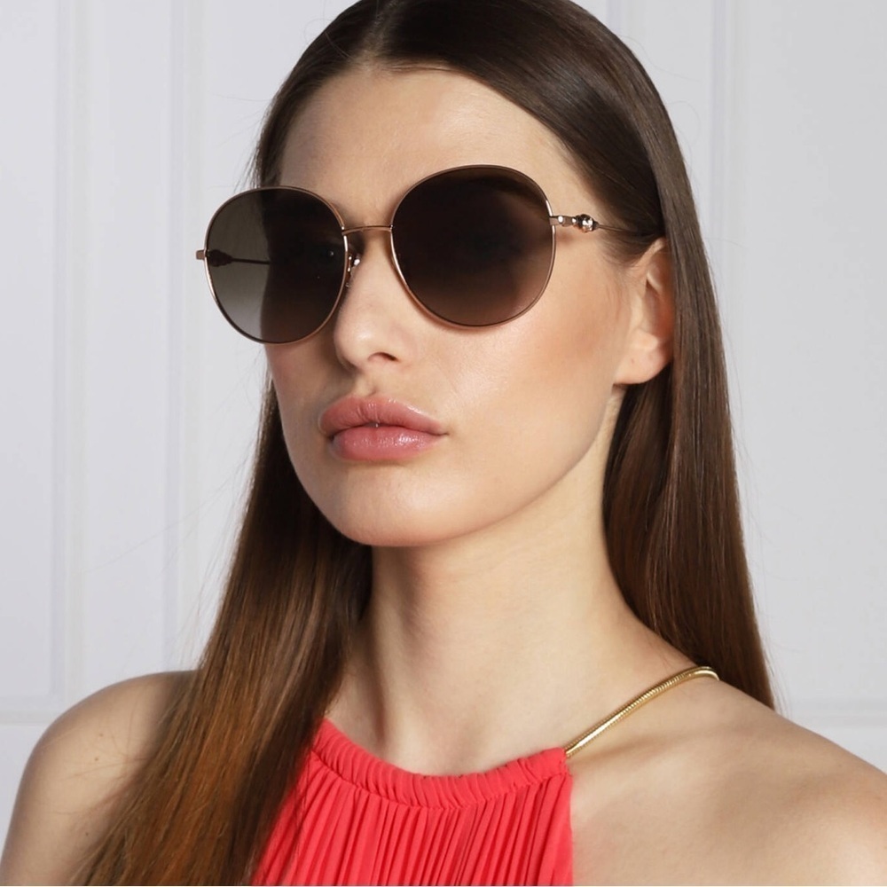 New! Jimmy Choo Sunglasses, Birdie/S PEFIB, Round, Authentic